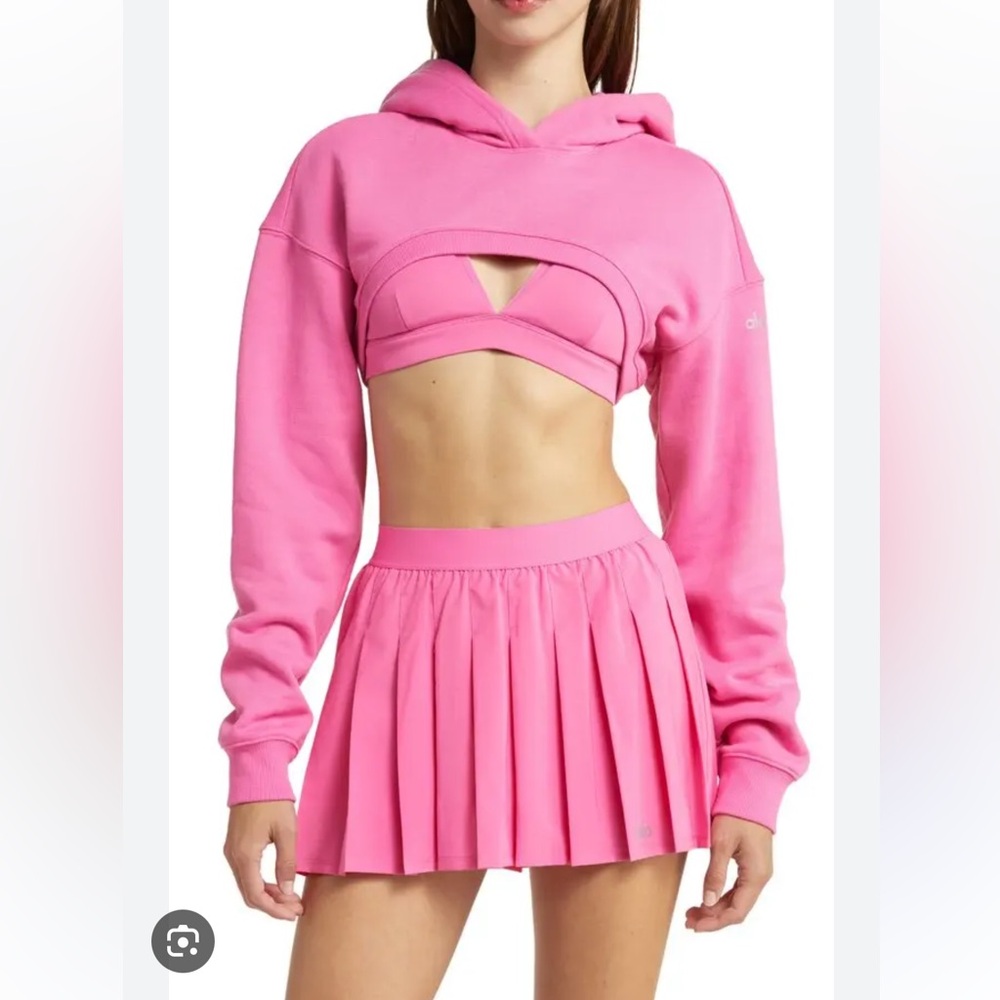 ALO Yoga Vibrant Pink Hoodie
